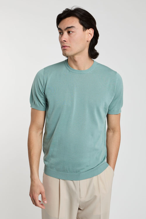 Drumohr Cotton Green T-Shirt-2