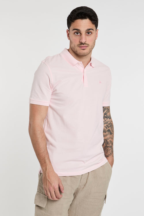 Vilebrequin Cotton Polo with Chest Embroidery Pink-2