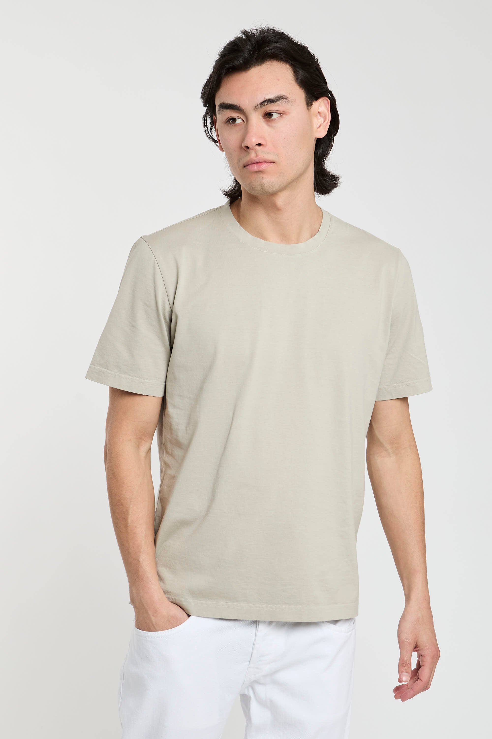 Premiata T-Shirt Jersey aus Baumwolle in Sandfarbe-4