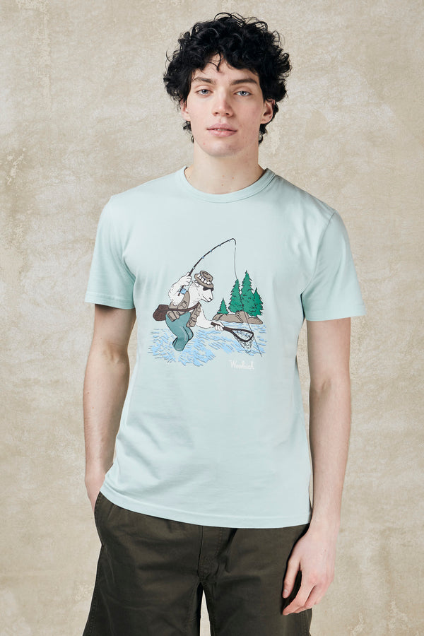 T-shirt in puro cotone con illustrazione - 4