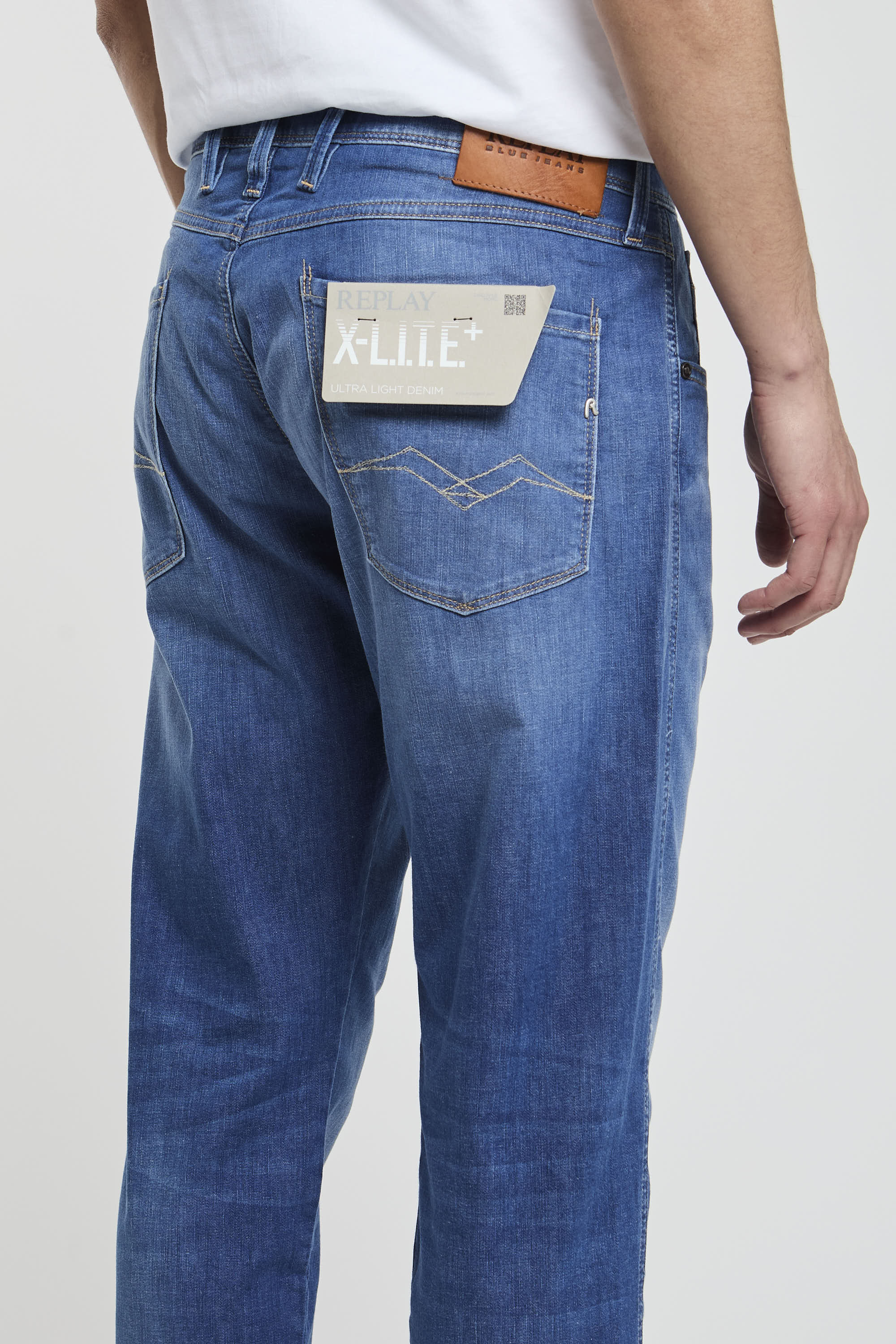 Replay Slim Fit Jeans Denim Made of Cotton/Lyocell/Elastomultiester/Elastane-6