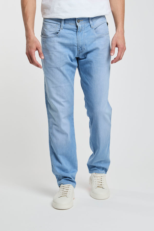 Replay Light Blue Slim Fit Jeans Cotton/Lyocell/Elastomultiester/Elastane - 2