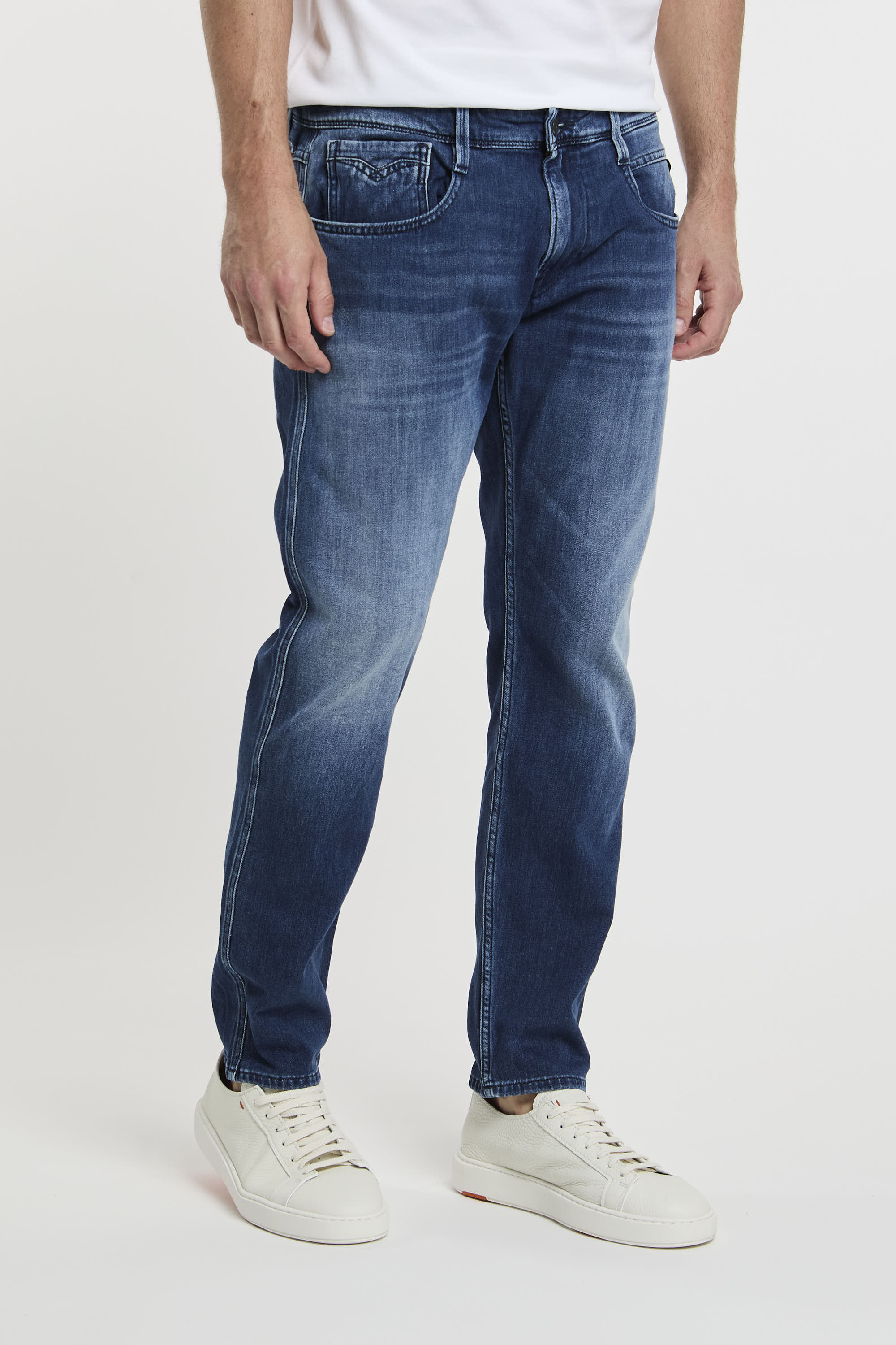 Replay Jeans Slim Fit Anbass Baumwolle/Polyester Denim-3
