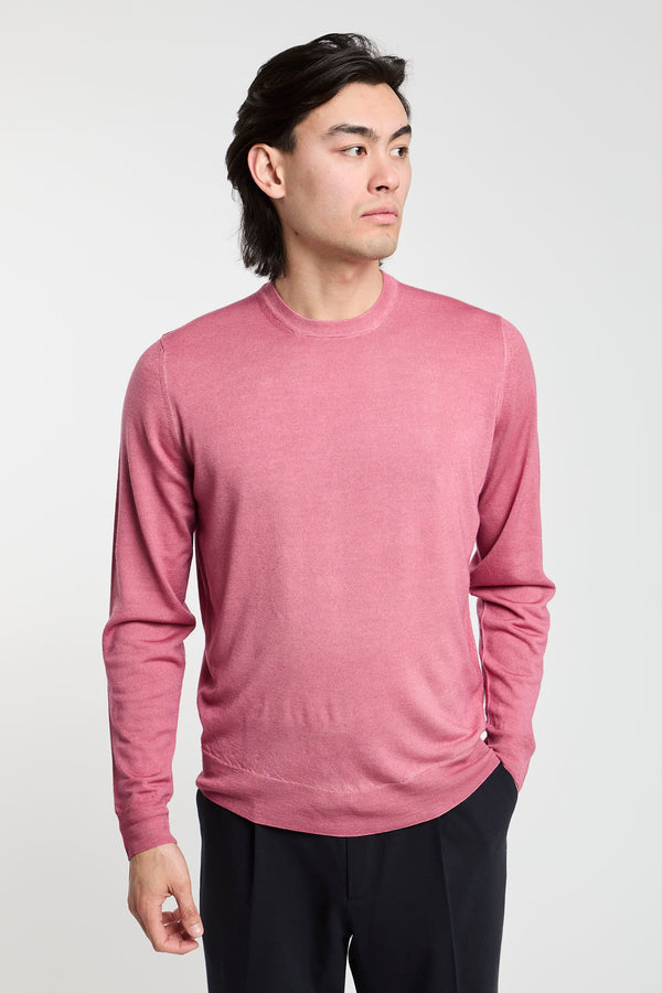 Maglia girocollo in Lana Merino Extrafine - 1