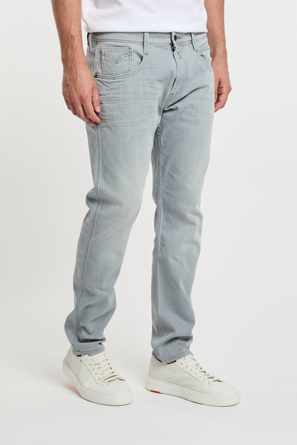 Replay Slim Fit Jeans Anbass Cotton/Elastane Light Grey - 3