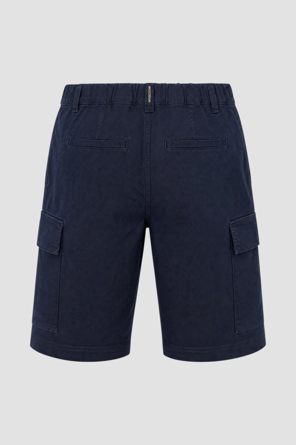 Bermuda cargo in twill di cotone tinti in capo - 3