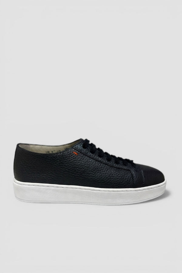 Sneaker in pelle bottalata - 1