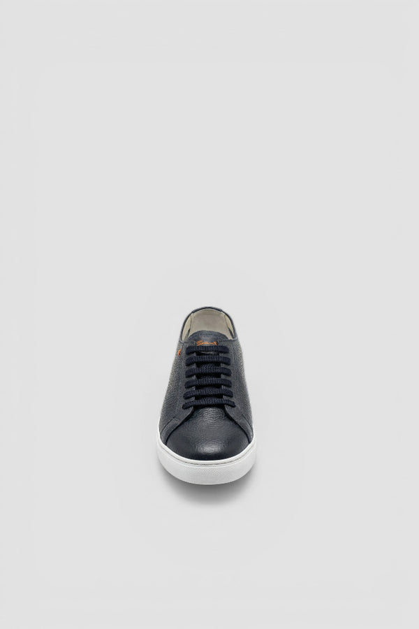 Sneaker in pelle bottalata - 4