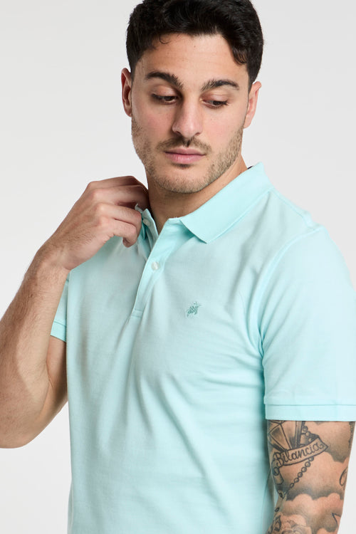 Vilebrequin Cotton Polo with Embroidered Chest Logo Green