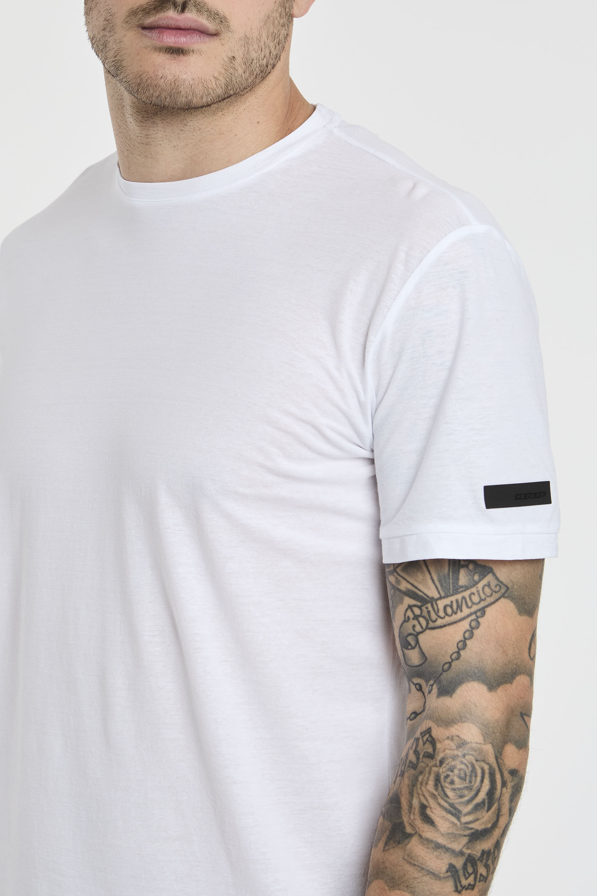 RRD T-Shirt Crepe Shirty Baumwolle Weiß-4