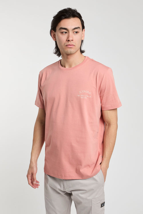 Iceberg Cotton Pink T-shirt-2
