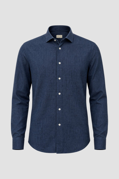 Camicia in lino e cotone
