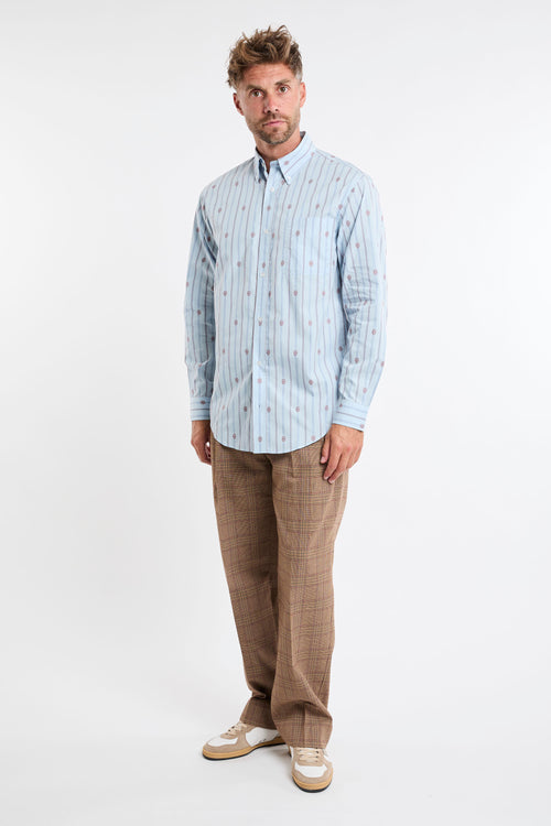Camicia Monogram a righe-2