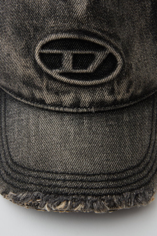 Cappello da baseball in denim distressed - 3