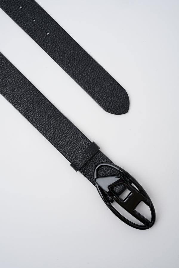 Cintura 4 cm in pelle con fibbia Oval D opaca - 2