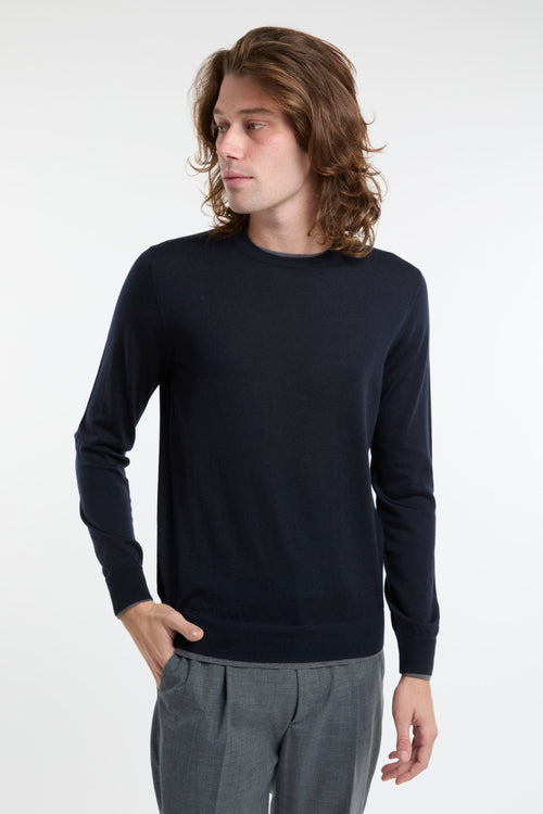 Paolo Pecora Blue Sweater-2