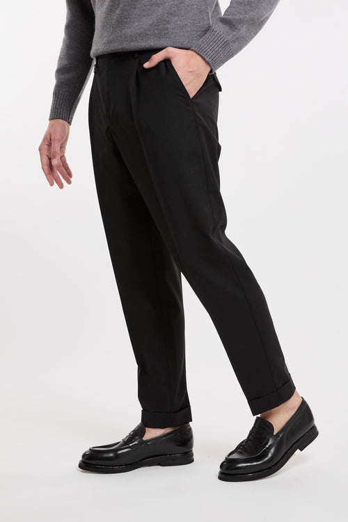 Paolo Pecora Black Trousers-2