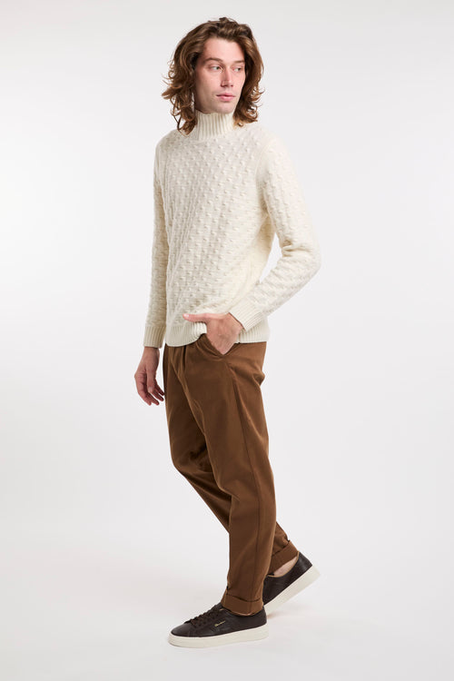 Merino Wool Cable Knit Sweater