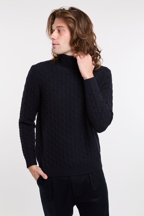 Pullover aus Merinowolle mit Zopfmuster - 4