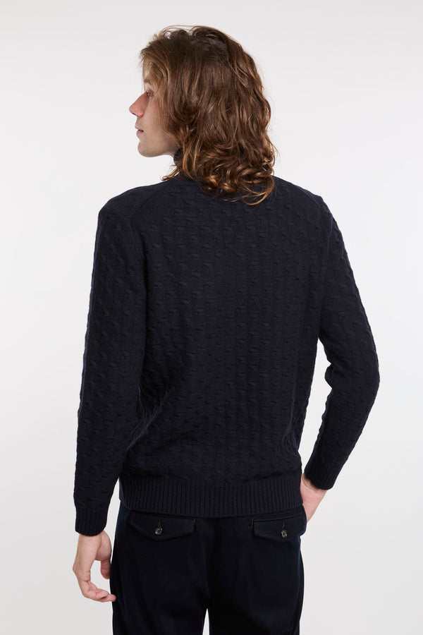 Pullover aus Merinowolle mit Zopfmuster - 5