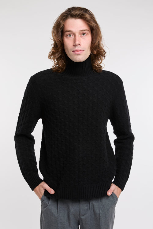 Paolo Pecora Cotton Sweaters Black-2