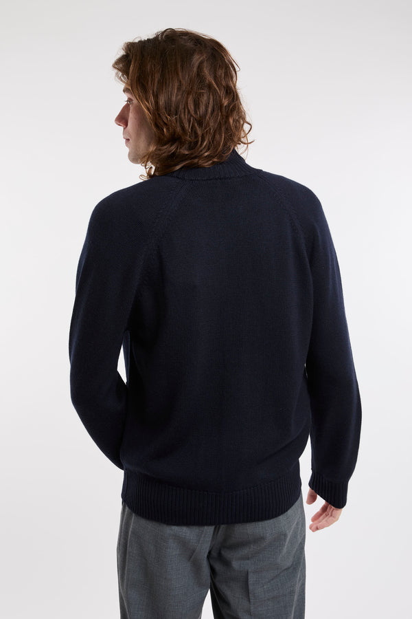 Blauer Cardigan von Paolo Pecora - 5