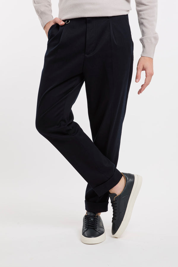 Paolo Pecora Blue Fabric Trousers - 4