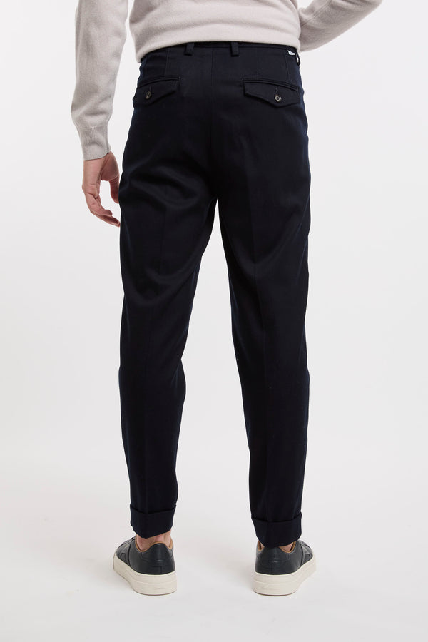 Paolo Pecora Blue Fabric Trousers - 5