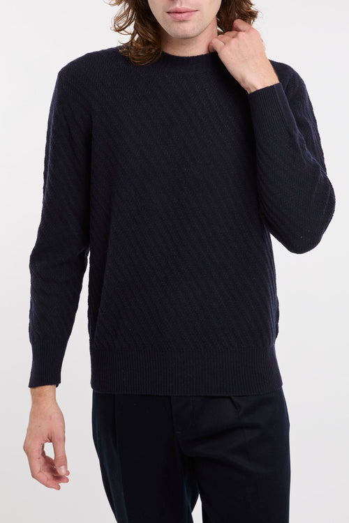 Paolo Pecora Knitwear Blue Sweaters