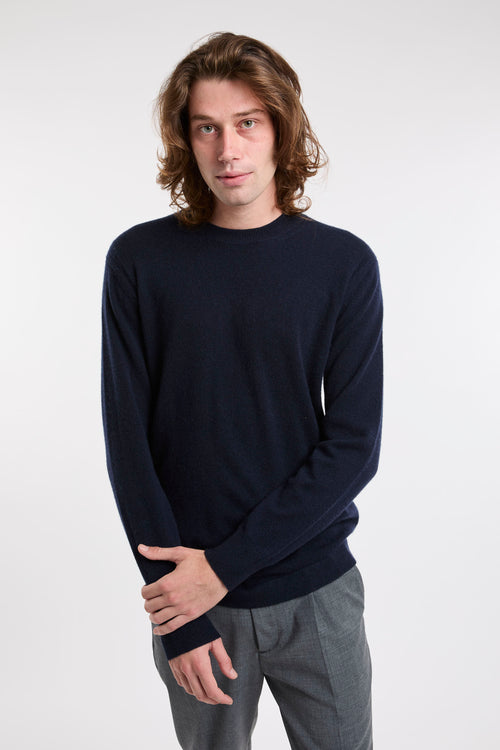 Paolo Pecora Cotton Blue Sweaters-2