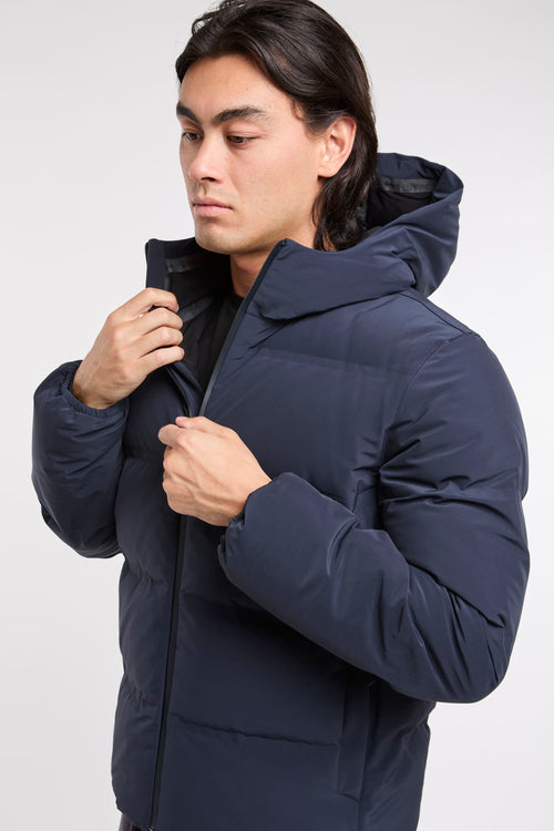 Herno Gesteppte Daunenjacke Polyamid Blau-2