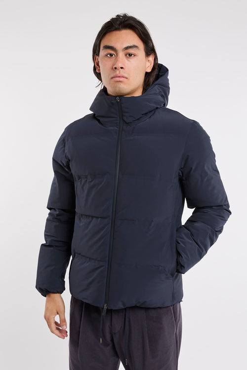 Herno Quilted Down Jacket Polyamide Blue