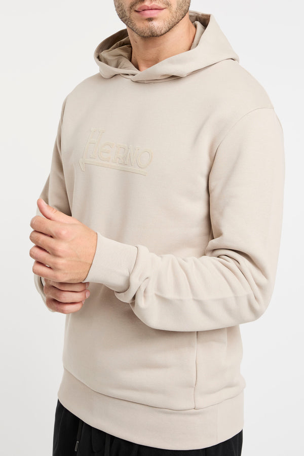 Herno Beige Cotton Sweatshirt - 5