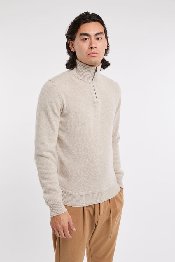 Herno Knitwear Beige Wool Crater Neck - 3