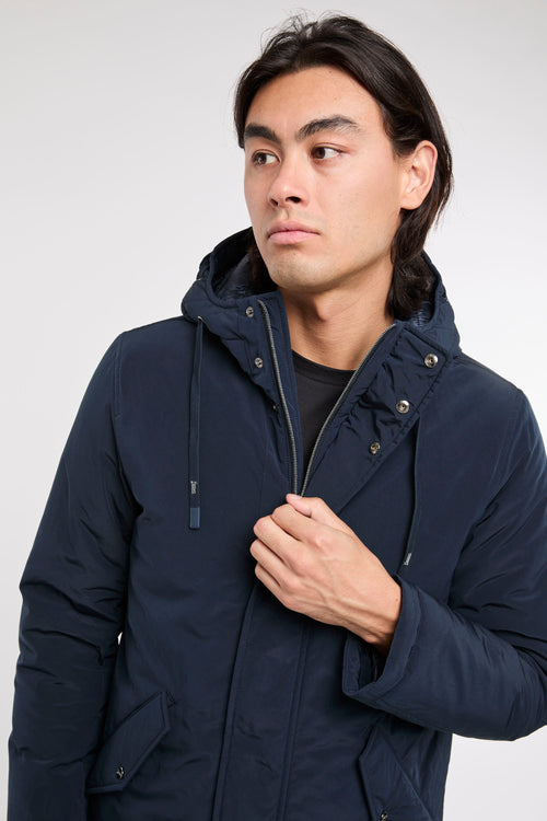 Herno Jacke Technisches Gewebe Blau