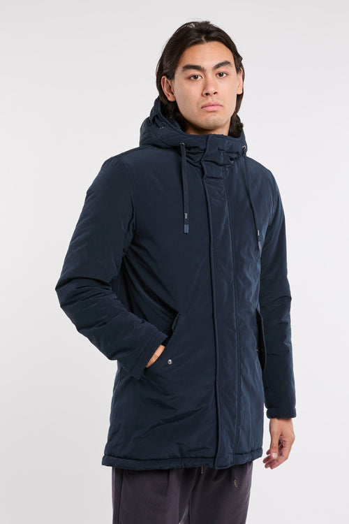 Herno Jacke Technisches Gewebe Blau-2