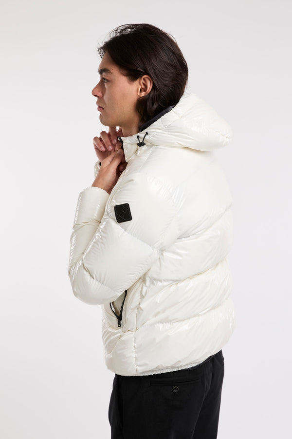 Herno White Polyamide Bomber Jacket - 4