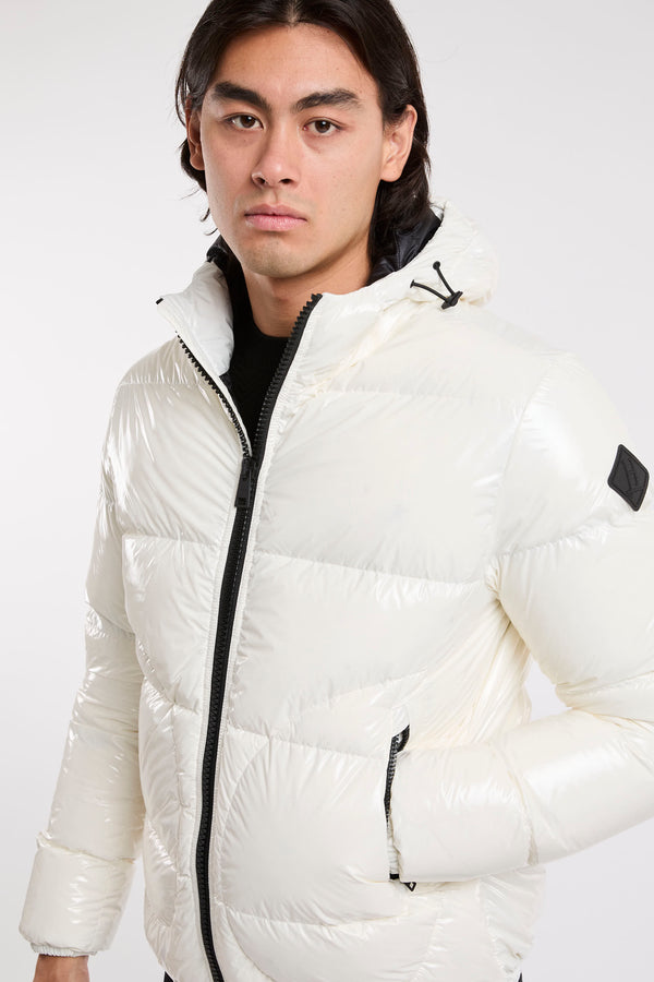 Herno White Polyamide Bomber Jacket - 6