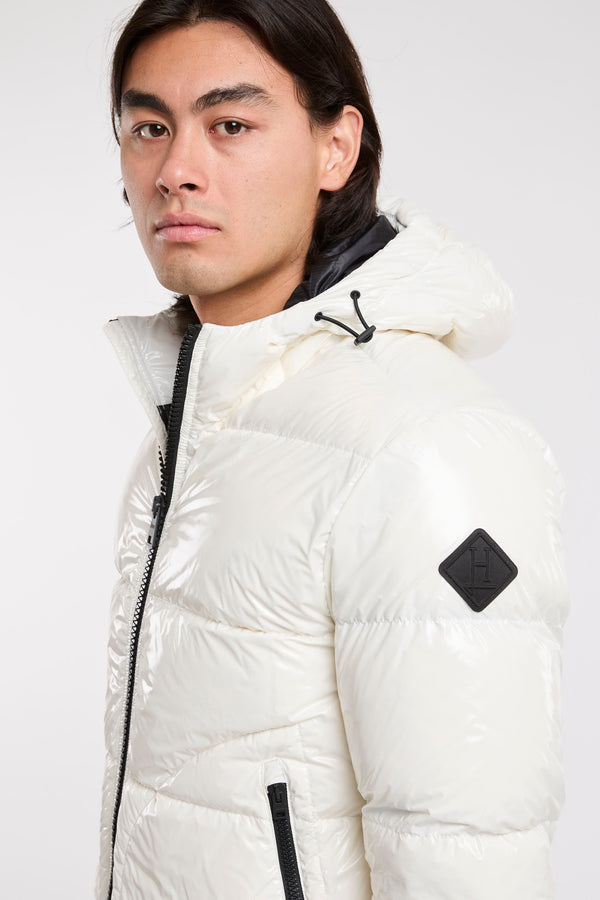 Herno White Polyamide Bomber Jacket - 7