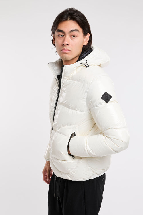 Herno White Polyamide Bomber Jacket