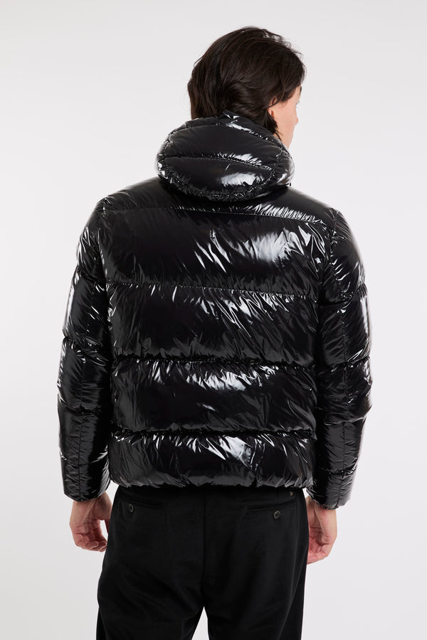 Herno Bomber Glossy Stoff Schwarz - 4