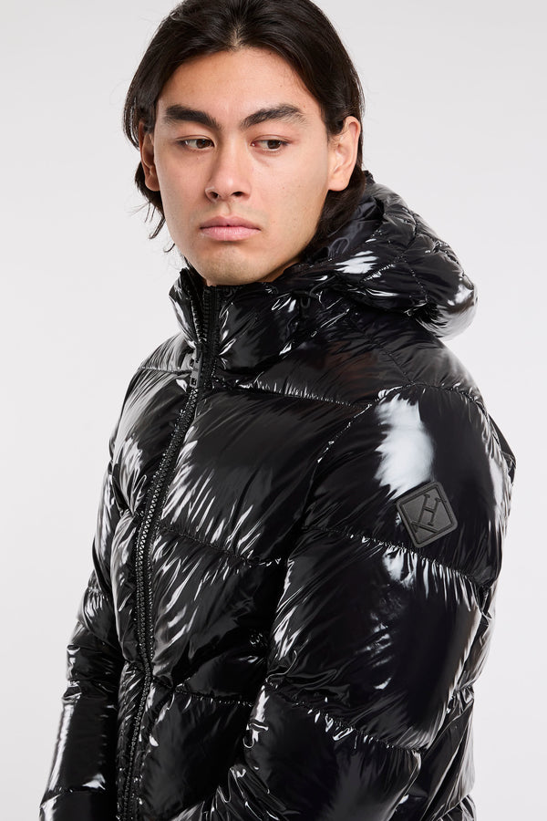 Herno Bomber Glossy Stoff Schwarz - 6