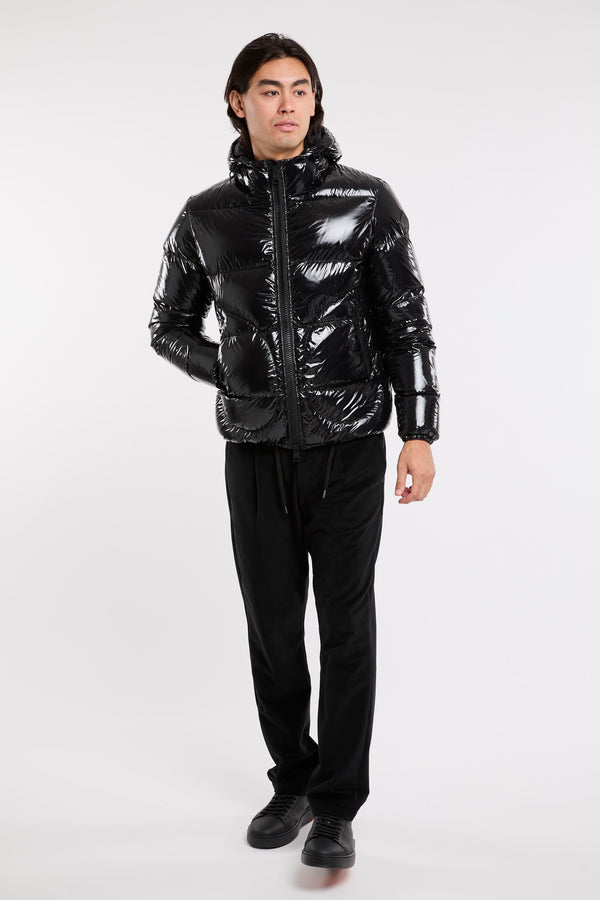 Herno Bomber Glossy Stoff Schwarz - 7