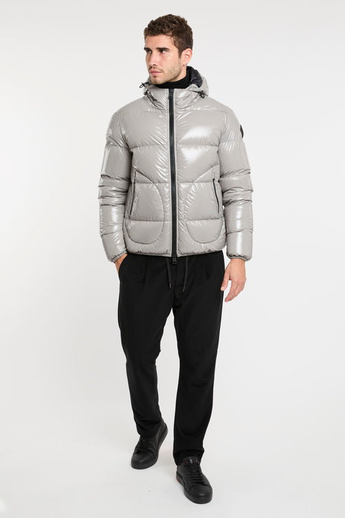 Weißer Herno Gloss Jacke Herno