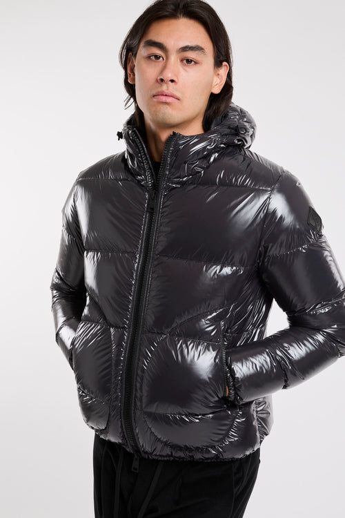 Herno Jacket Glossy Polyamide Grey