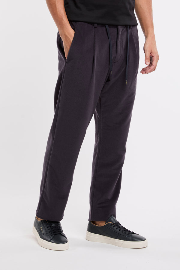 Herno Blue Corduroy Trousers - 3