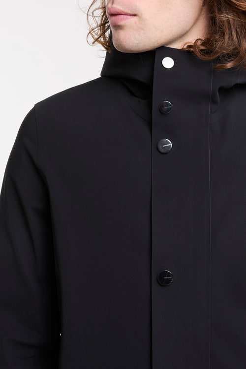 RRD Down Under Floating Parka Jacket in Black Fabric