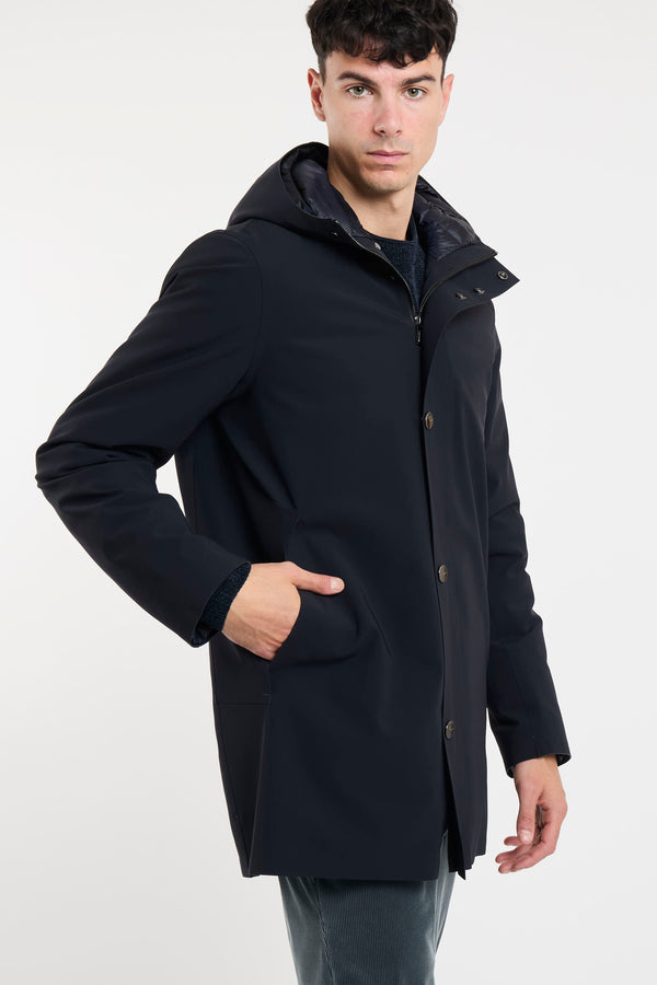 Daunenjacken Down Under Floating Parka Blaues Gewebe RRD - 3