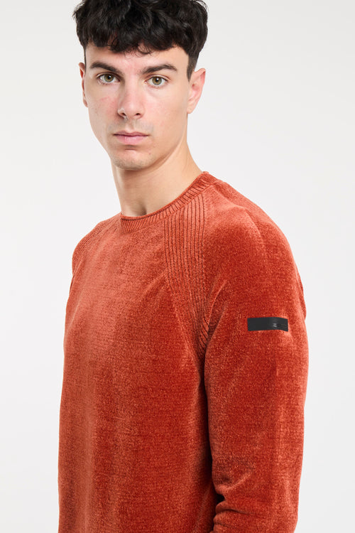 RRD Orange Velvet Round Knit Sweaters