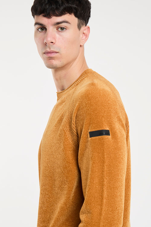 RRD Velvet Round Knit Orange Sweaters RRD-2